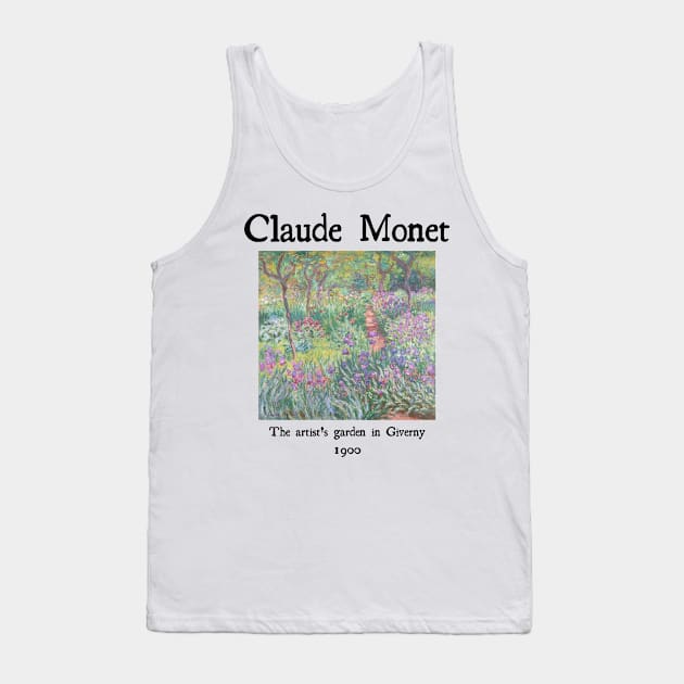 The artist's garden in Giverny Tank Top by Cleopsys